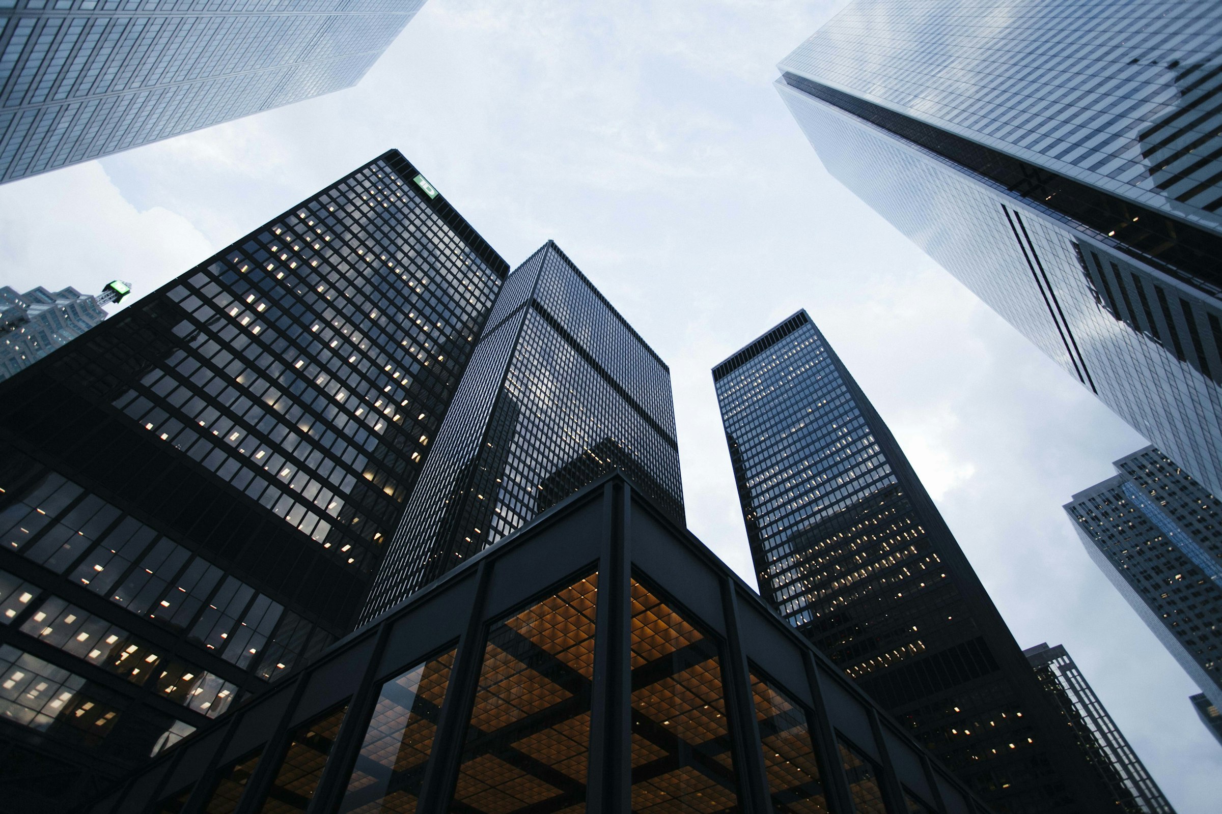 Contemporary high-rise towers